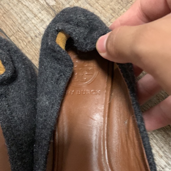 Tory Burch Wool and Leather Flats womens - Picture 7 of 8